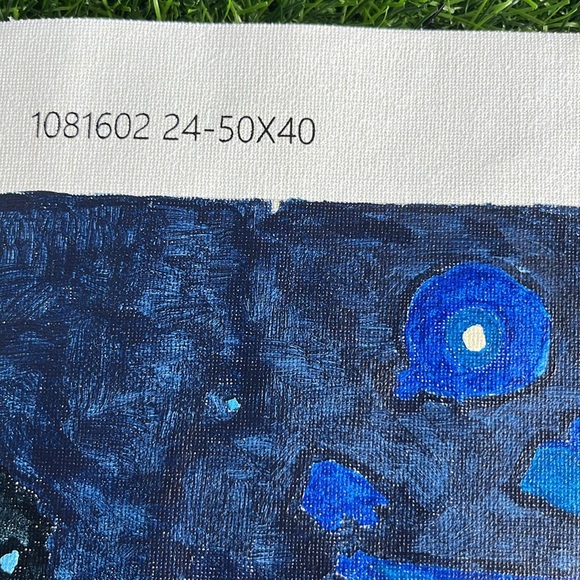 Night Blooming Cactus Painting - Picture 2 of 3